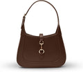 Shoulder Bag for Women - Small Shoulder Purses - Top Handle Structured Handbags - Adjustable Strap Vegan Leather