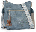 Medium Crossbody Bags for Women Trendy, Women's Butterfly Shoulder Handbags with Tassel
