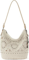 Sequoia Hobo Bag - Hand Crochet Large Women's Purse for Everyday & Travel - Durable Handbag & Tote With Zipper Pocket