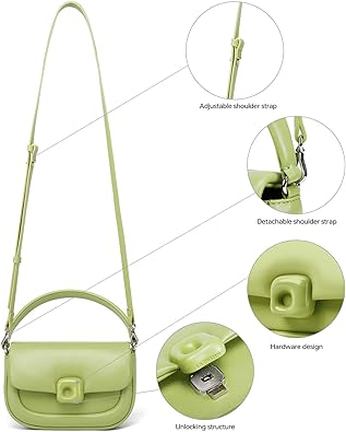 Small Crossbody Purse for Women Leather Crossbody Bag Mini Clutch Handbags