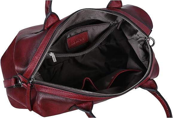 Genuine Leather Satchel Tote Bag Top Handle Handbag Designer Shoulder Bag Large Capacity Cross Body Bag