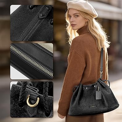 Sequoia Hobo Bag, Premium Large Leather Women's Handbag for Everyday and Travel, Durable Purse